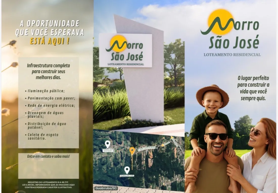 Morro São José: Terrenos em Guabiruba com Infraestrutura Completa - Imagem Principal