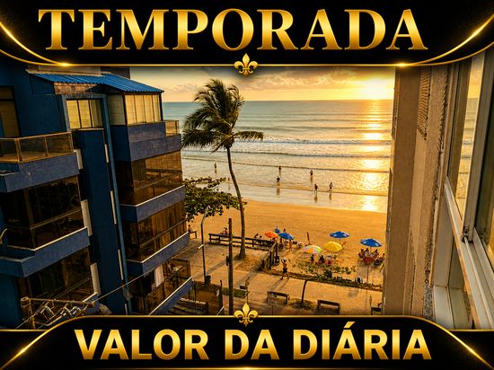 ÓTIMO APARTAMENTO PÉ NA AREIA