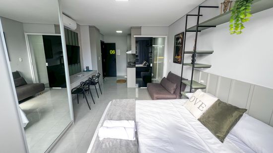 LOFT MOBILIADO NA BARRA