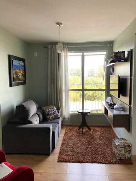 APARTAMENTO SEMI MOBILIADO NO RESIDENCIAL MISSÕES