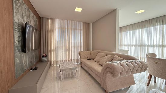 APARTAMENTO 03 SUÍTES 02 VAGAS DE GARAGEM - MOBILIADO - MEIA PRAIA  ITAPEMA SC