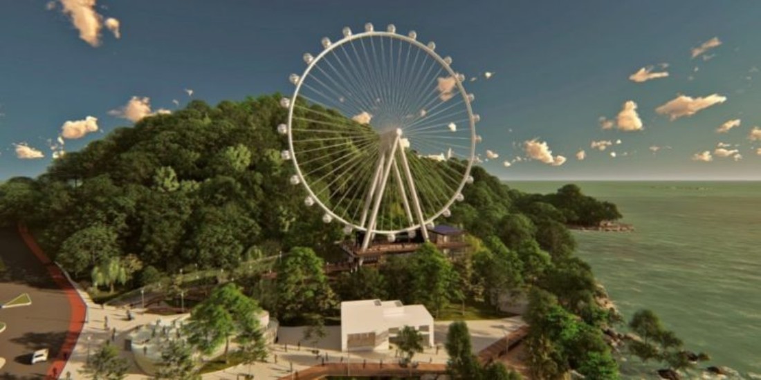 Roda gigante de Balneário Camboriú já tem nome: FG BIG WHEEL - Imagem Principal