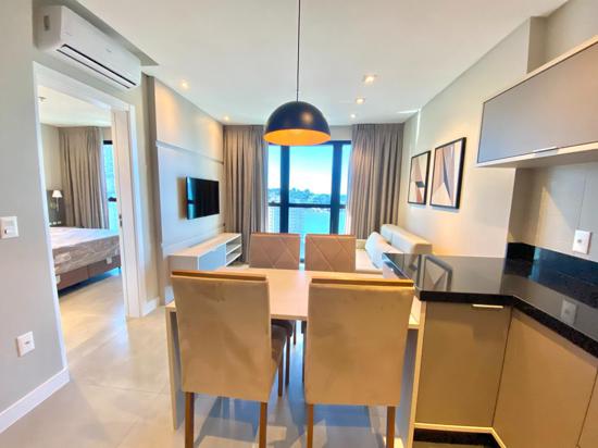FLAT 100% MOBILIADO E DECORADO | CENTRO/ITAPEMA