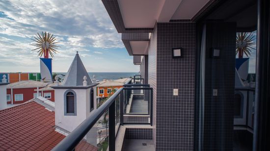 LOFT MOBILIADO E DECORADO I VISTA MAR