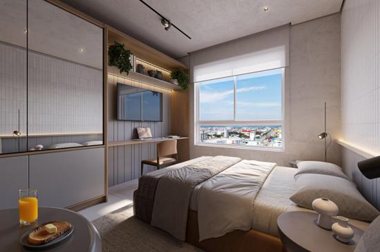 APARTAMENTO NO SAO JOAO, 1 QUARTO, 24M²