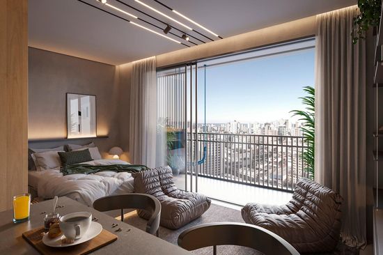 APARTAMENTO NO CENTRO, 1 QUARTO, 34M²
