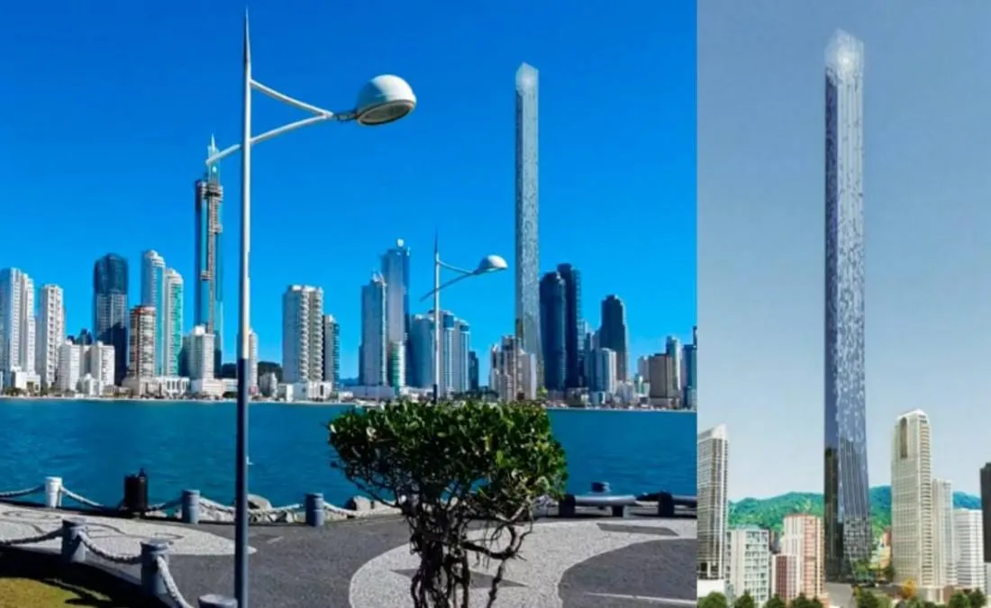 140 andares : Em Balneário Camboriú, o maior prédio residencial do mundo tem licença ambiental concedida. - Imagem Principal