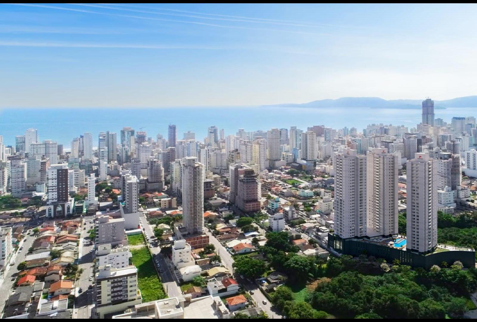 Itapema MORE COM VISTA MAR E PARA SERRA 