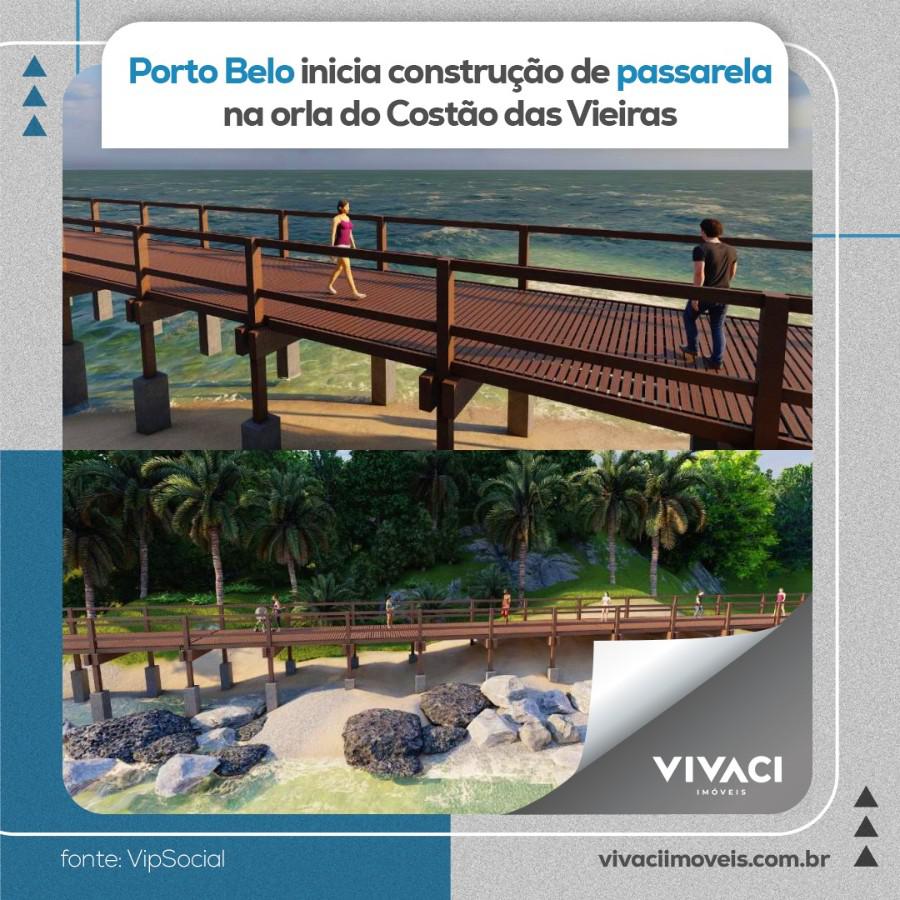 Porto Belo inicia construção de passarela na orla do Costão das Vieiras - Imagem Principal